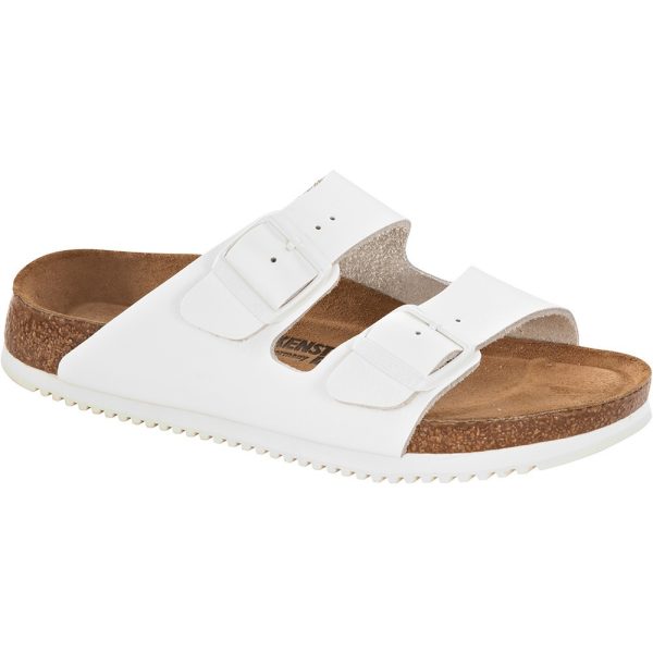 Papuci unisex Birkenstock Arizona - alb